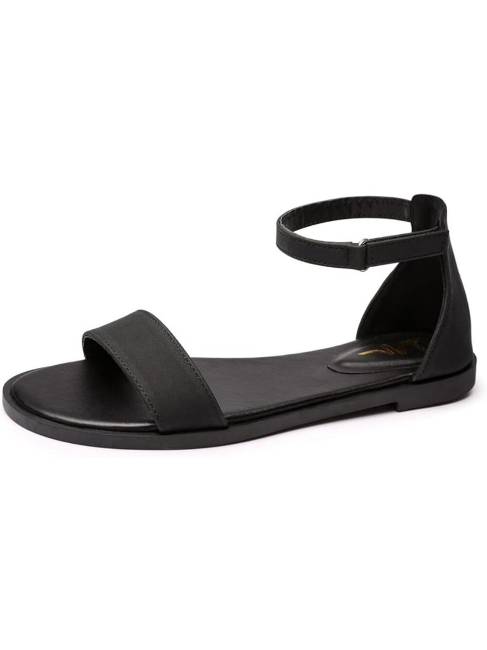 Stylish Open Toe Flat Sandals with Ankle Strap - Casual Summer Footwear for